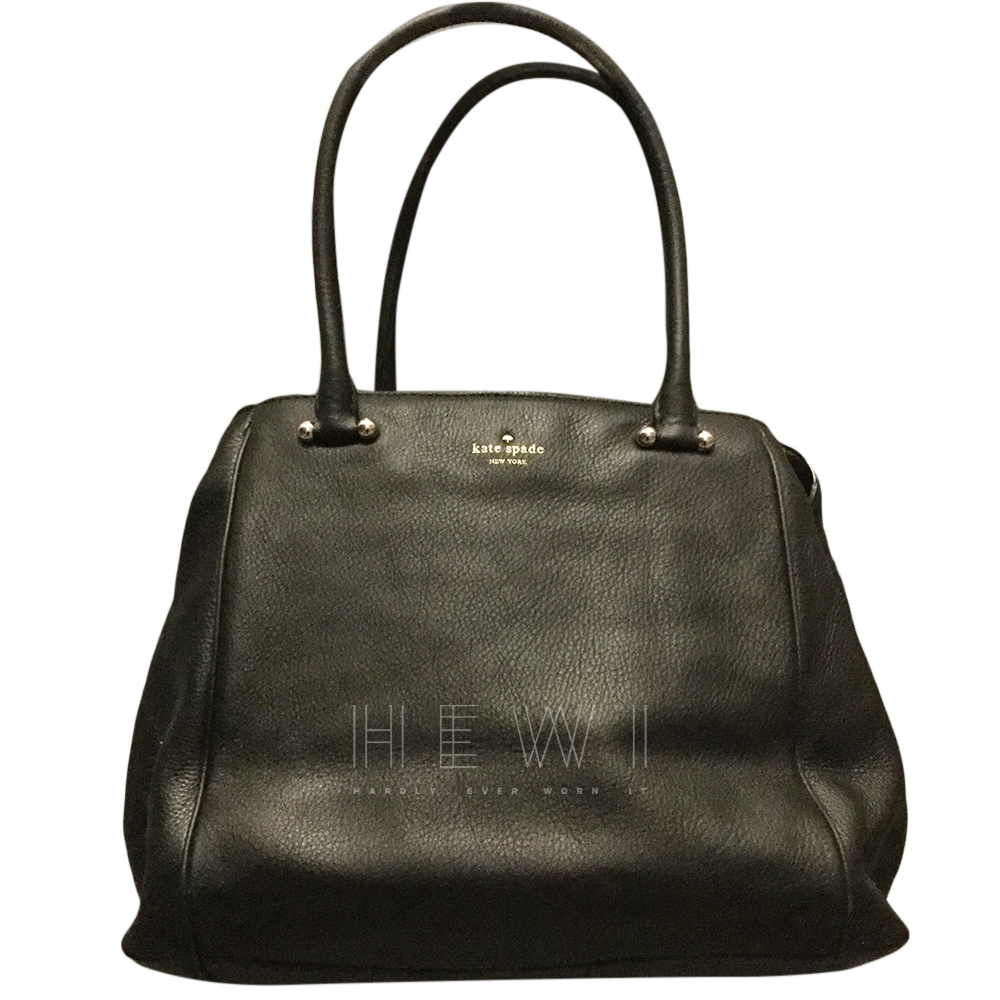 Kate Spade Black Leather Tote Bag | HEWI